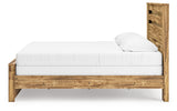 Maystonna Brown King Panel Bed - Ornate Home
