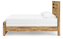 Maystonna Brown King Panel Bed - Ornate Home