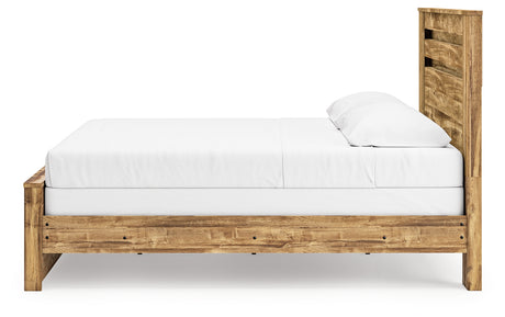 Maystonna Brown King Panel Bed - Ornate Home
