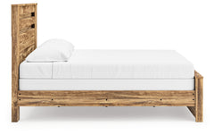 Maystonna Brown King Panel Bed - Ornate Home