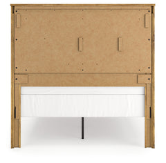 Maystonna Brown Queen Crossbuck Panel Bed - Ornate Home