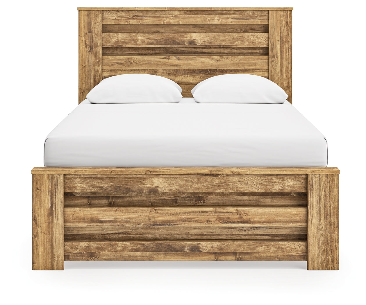 Maystonna Brown Queen Panel Bed, Dresser and Mirror (Online Special Price) - Ornate Home