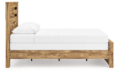 Maystonna Brown Queen Panel Bed, Dresser and Mirror - Ornate Home