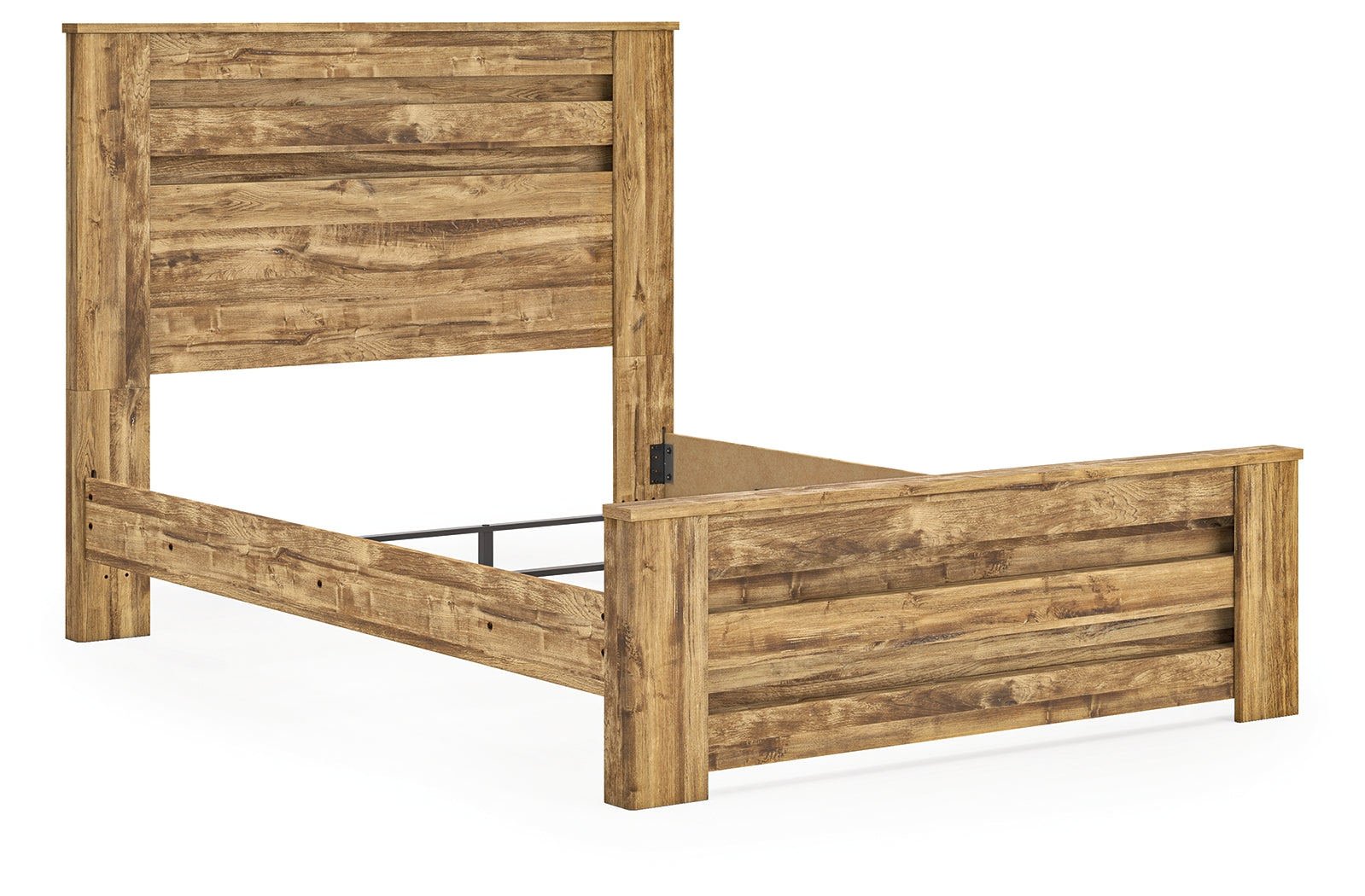 Maystonna Brown Queen Panel Bed - Ornate Home
