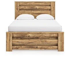 Maystonna Brown Queen Panel Bed - Ornate Home