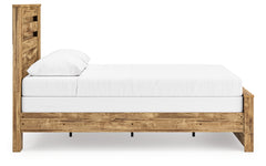 Maystonna Brown Queen Panel Bed - Ornate Home