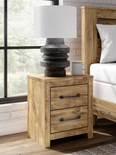 Maystonna Brown Two Drawer Nightstand (Online Special Price) - Ornate Home