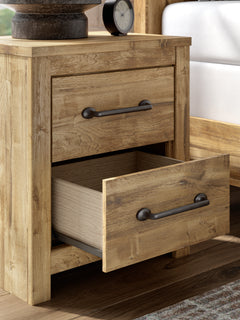 Maystonna Brown Two Drawer Nightstand (Online Special Price) - Ornate Home