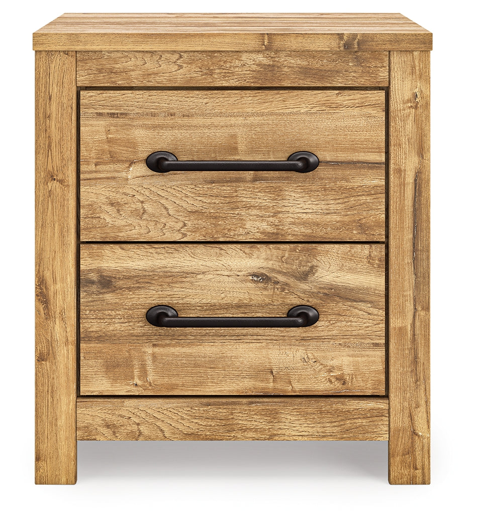 Maystonna Brown Two Drawer Nightstand (Online Special Price) - Ornate Home