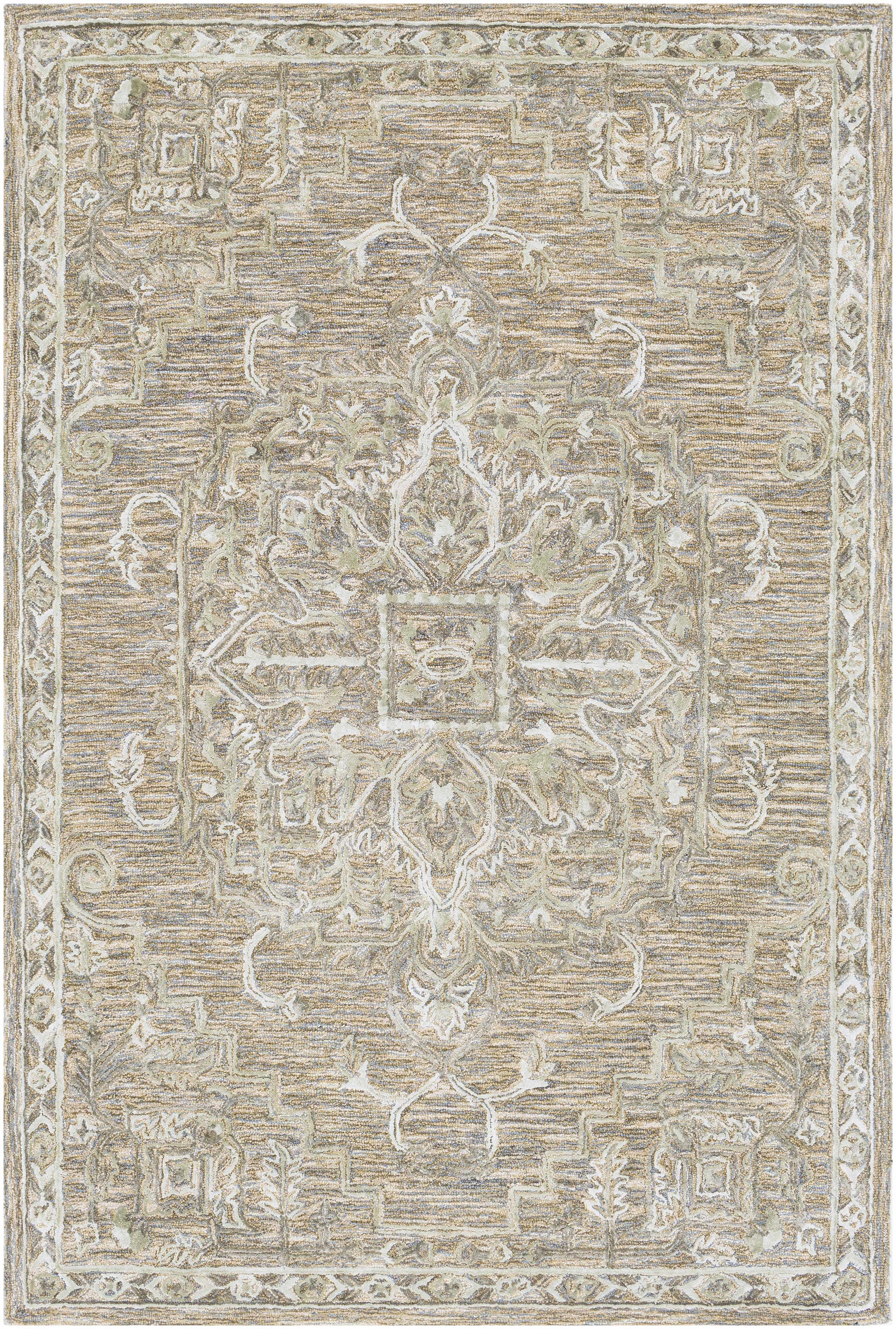 Maysville Wool & Faux Silk Rug - Ornate Home
