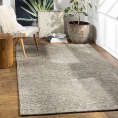 Maysville Wool & Faux Silk Rug - Ornate Home