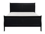Mayville Black Eastern King Bed - Ornate Home
