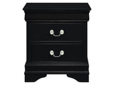 Mayville Black Nightstand - Ornate Home