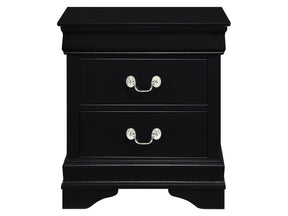 Mayville Black Nightstand - Ornate Home