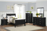 Mayville Black Nightstand - Ornate Home