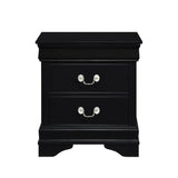 Mayville Black Nightstand - Ornate Home
