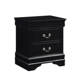 Mayville Black Nightstand - Ornate Home