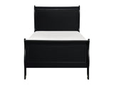 Mayville Black Twin Bed - Ornate Home
