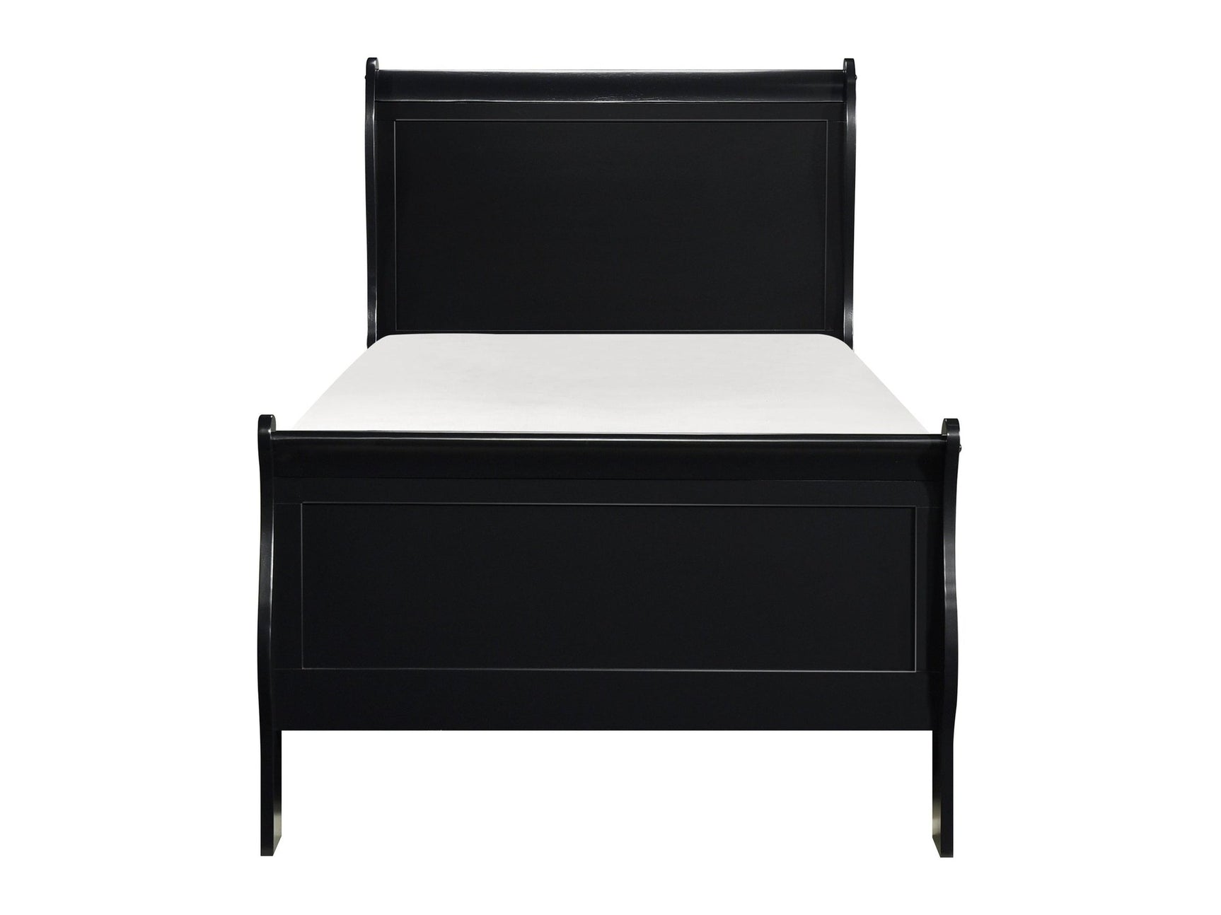 Mayville Black Twin Bed - Ornate Home