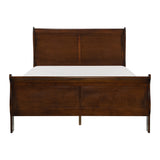 Mayville Brown Cherry 4-piece Queen Bedroom Set - Ornate Home