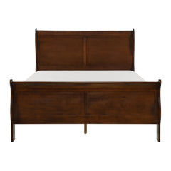 Mayville Brown Cherry 4-piece Queen Bedroom Set - Ornate Home