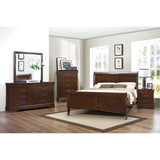 Mayville Brown Cherry California King Bed - Ornate Home