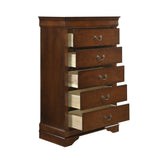 Mayville Brown Cherry Chest - Ornate Home