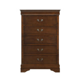 Mayville Brown Cherry Chest - Ornate Home