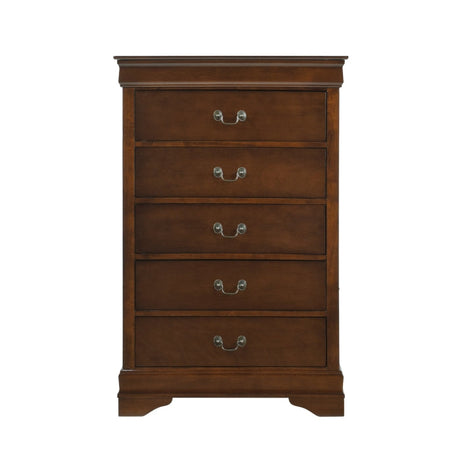 Mayville Brown Cherry Chest - Ornate Home