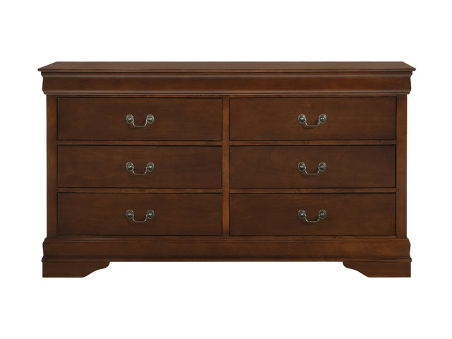 Mayville Brown Cherry Dresser - Ornate Home