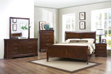 Mayville Brown Cherry Dresser - Ornate Home