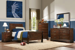 Mayville Brown Cherry Dresser - Ornate Home