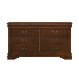 Mayville Brown Cherry Dresser - Ornate Home