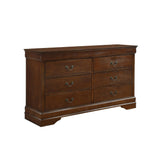 Mayville Brown Cherry Dresser - Ornate Home