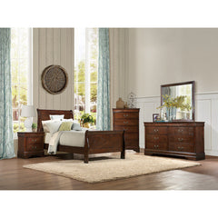 Mayville Brown Cherry Dresser - Ornate Home