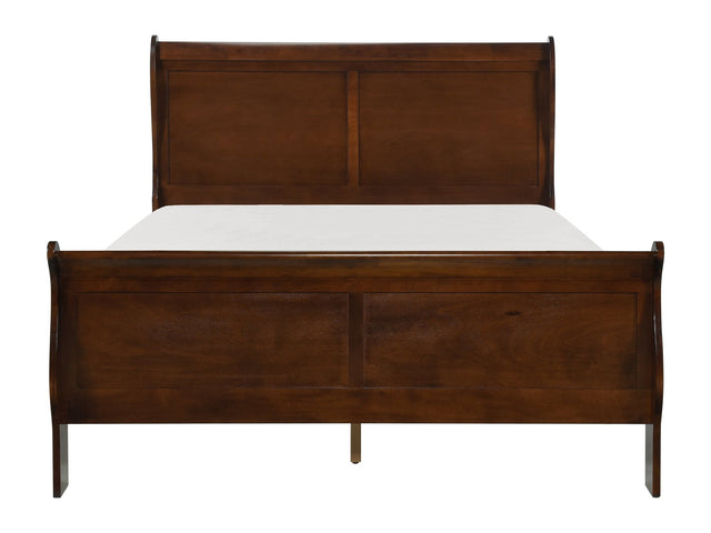 Mayville Brown Cherry Eastern King Bed - Ornate Home