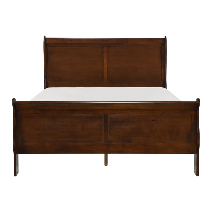 Mayville Brown Cherry Eastern King Bed - Ornate Home
