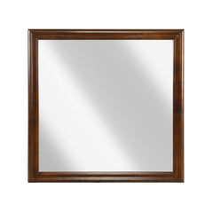 Mayville Brown Cherry Mirror - Ornate Home