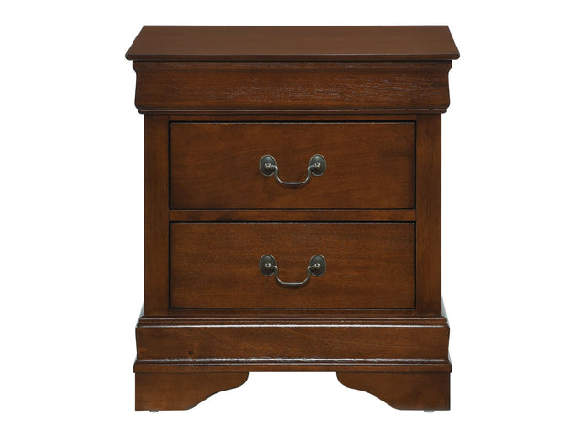 Mayville Brown Cherry Nightstand - Ornate Home