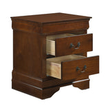 Mayville Brown Cherry Nightstand - Ornate Home