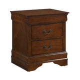 Mayville Brown Cherry Nightstand - Ornate Home