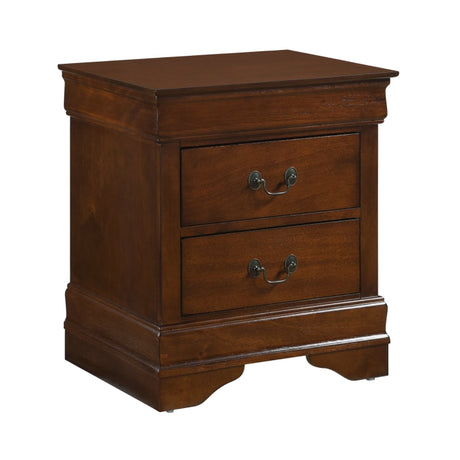 Mayville Brown Cherry Nightstand - Ornate Home