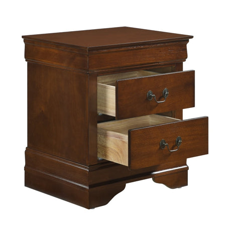 Mayville Brown Cherry Nightstand - Ornate Home