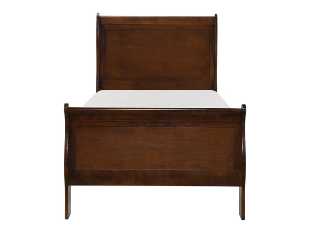Mayville Brown Cherry Twin Bed - Ornate Home