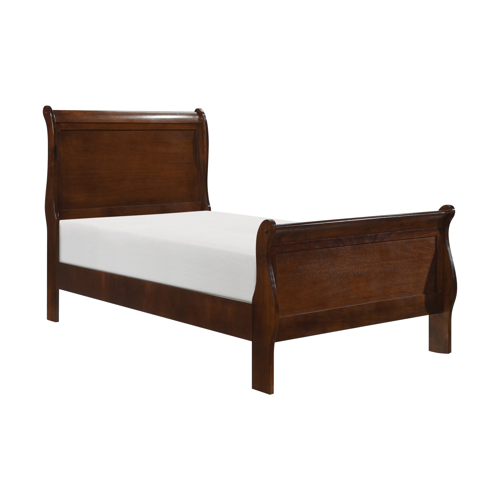 Mayville Brown Cherry Twin Bed - Ornate Home