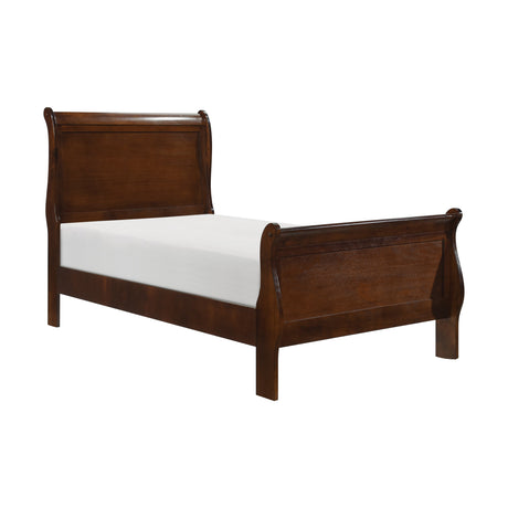 Mayville Brown Cherry Twin Bed - Ornate Home