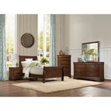 Mayville Brown Cherry Twin Bed - Ornate Home