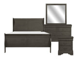 Mayville Stained Gray 4-piece Queen Bedroom Set - Ornate Home