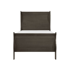 Mayville Stained Gray 4-piece Twin Bedroom Set - Ornate Home