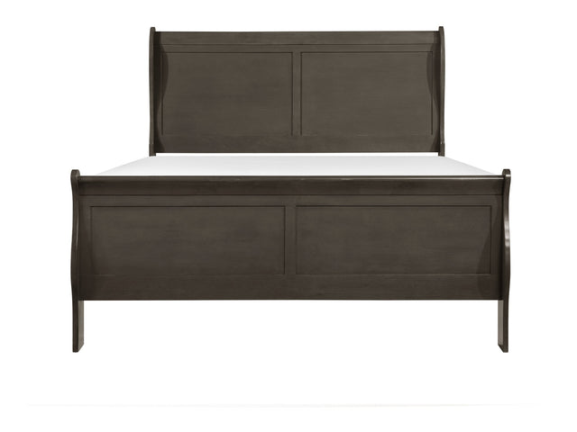 Mayville Stained Gray California King Bed - Ornate Home